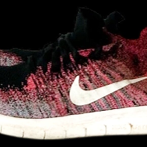 Nike Free RN Flyknit 2017 Red Athletic Running Shoes SZ 8 - Picture 5 of 7